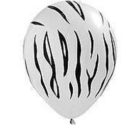 Qualatex Ballon Zebrastrepen 5 stuks Qualatex Ballon Zebrastrepen 5 stuks
