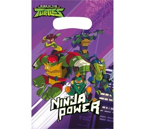 Party Bag Ninja Turtles 24x16,5 cm | 8 Stücke Party Bag Ninja Turtles 24x16,5 cm | 8 Stücke