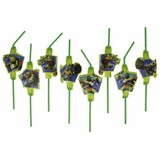 Straws Ninja Turtles 8 pieces Straws Ninja Turtles 8 pieces