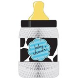 Center piece Milk bottle Cow Baby Boy