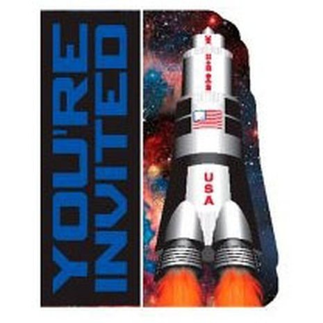 Uitnodiging Space Blast | 8 stuks Uitnodiging Space Blast | 8 stuks
