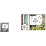 Folat Raamvlag Just Married 100x150cm | per stuk Folat Raamvlag Just Married 100x150cm | per stuk