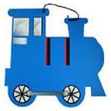 Schrijfbord model trein Schrijfbord model trein