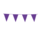 Ligne de drapeau violet violet 10 mètres