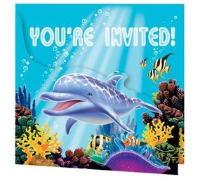 Invitations Ocean vous êtes invités! | 8 pièces Invitations Ocean vous êtes invités! | 8 pièces