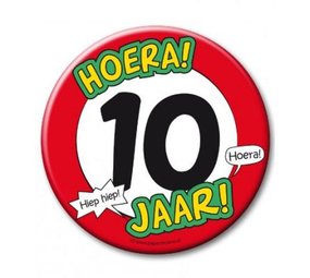 Paper Dreams Bouton xl 10 ans signe de signalisation