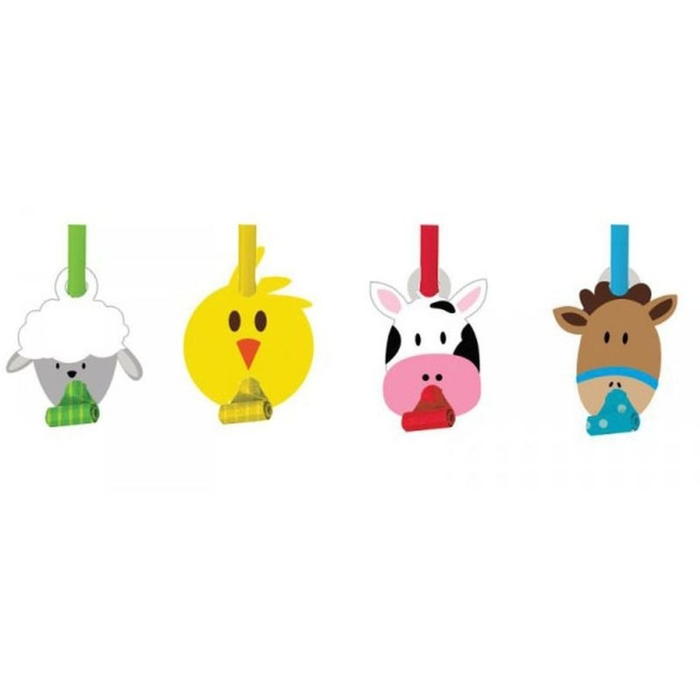 Creative Converting Roll Pinces Farm Animaux 8 pièces Creative Converting Roll Pinces Farm Animaux 8 pièces