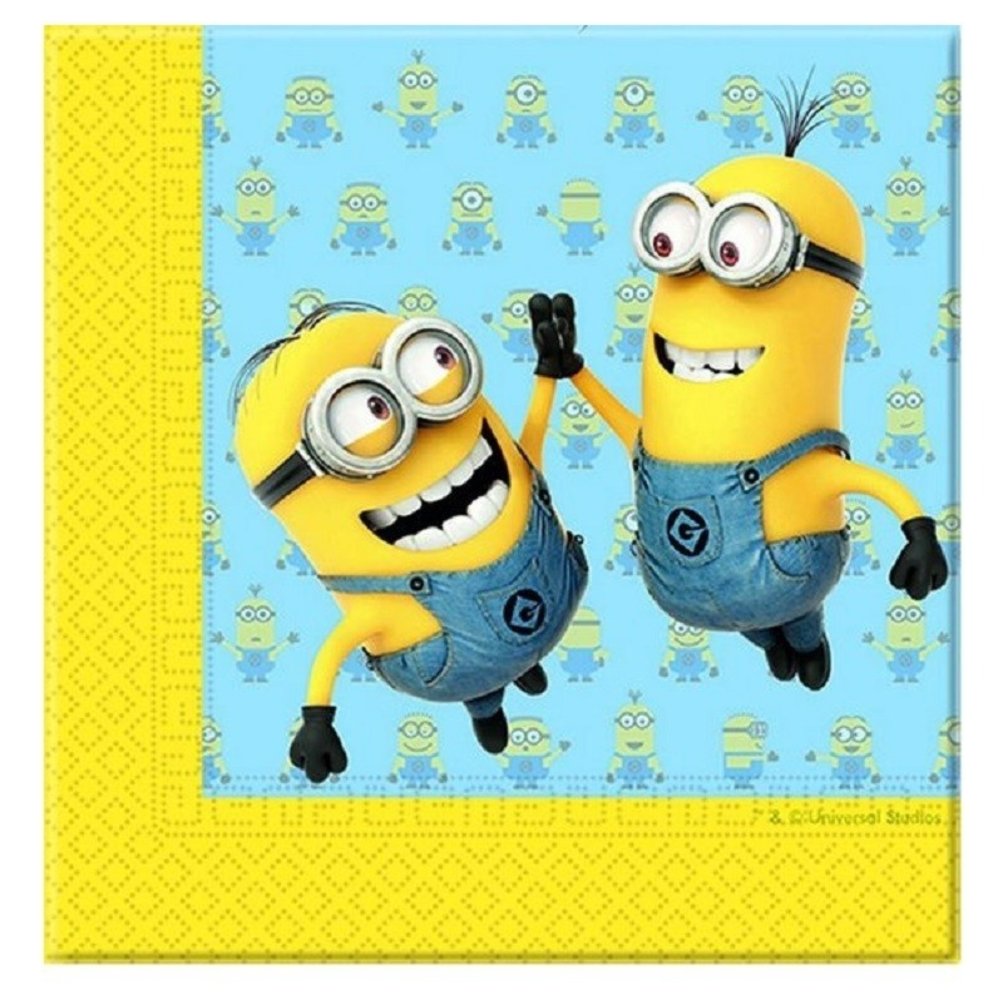 Procos Party Serviette Minions 20 pièces Procos Party Serviette Minions 20 pièces