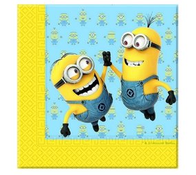 Procos Party Serviette Minions 20 pièces Procos Party Serviette Minions 20 pièces