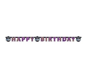 Amscan Politie letterslinger Happy Birthday | 180cm