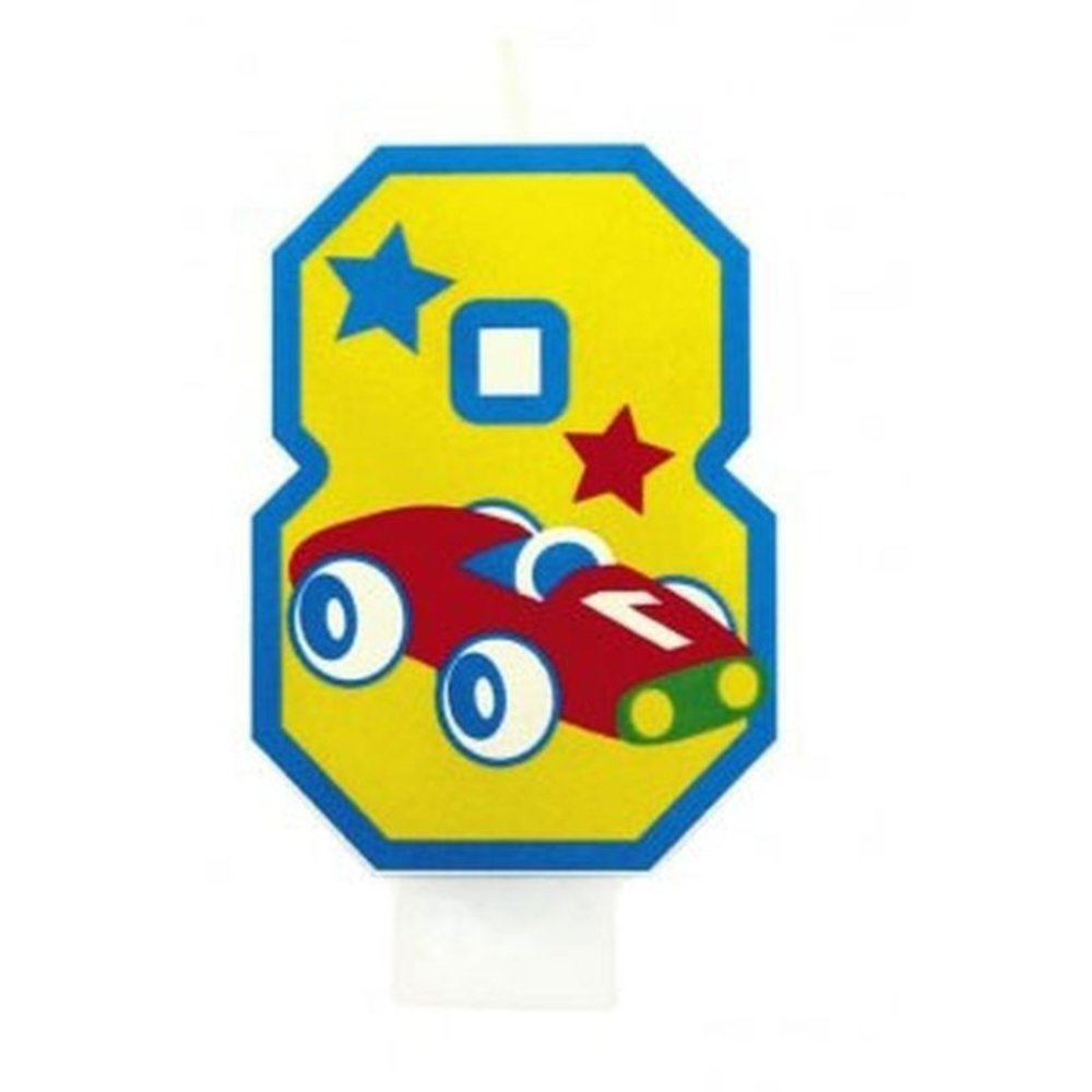 Bougie enfants garçon 8