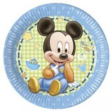 Plate Baby Mickey Mouse 23cm | 8 pieces Plate Baby Mickey Mouse 23cm | 8 pieces