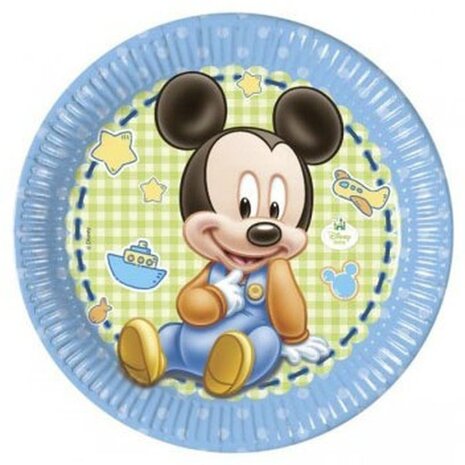 Tafel Baby Mickey Mouse 23 cm | 8 Stücke Tafel Baby Mickey Mouse 23 cm | 8 Stücke