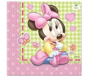 Servet Baby Minnie Mouse 20 pieces