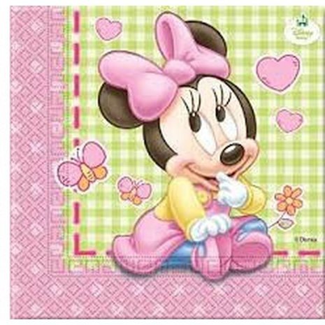 Servet Baby Minnie Mouse 20 pieces Servet Baby Minnie Mouse 20 pieces