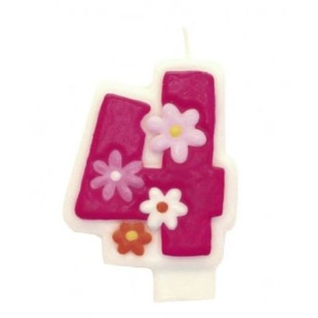 Bougie enfant fille 4 Bougie enfant fille 4