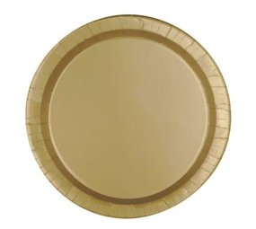 Creative Converting Plates gold 18cm | 8 pieces