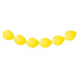 Yellow button balloons 3 meters | 8 pieces