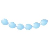 Licht blauwe knoopballonnen 3 meter | 8 stuks Licht blauwe knoopballonnen 3 meter | 8 stuks
