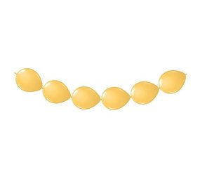 Goldknopf Luftballons 3 Meter | 8 Stücke