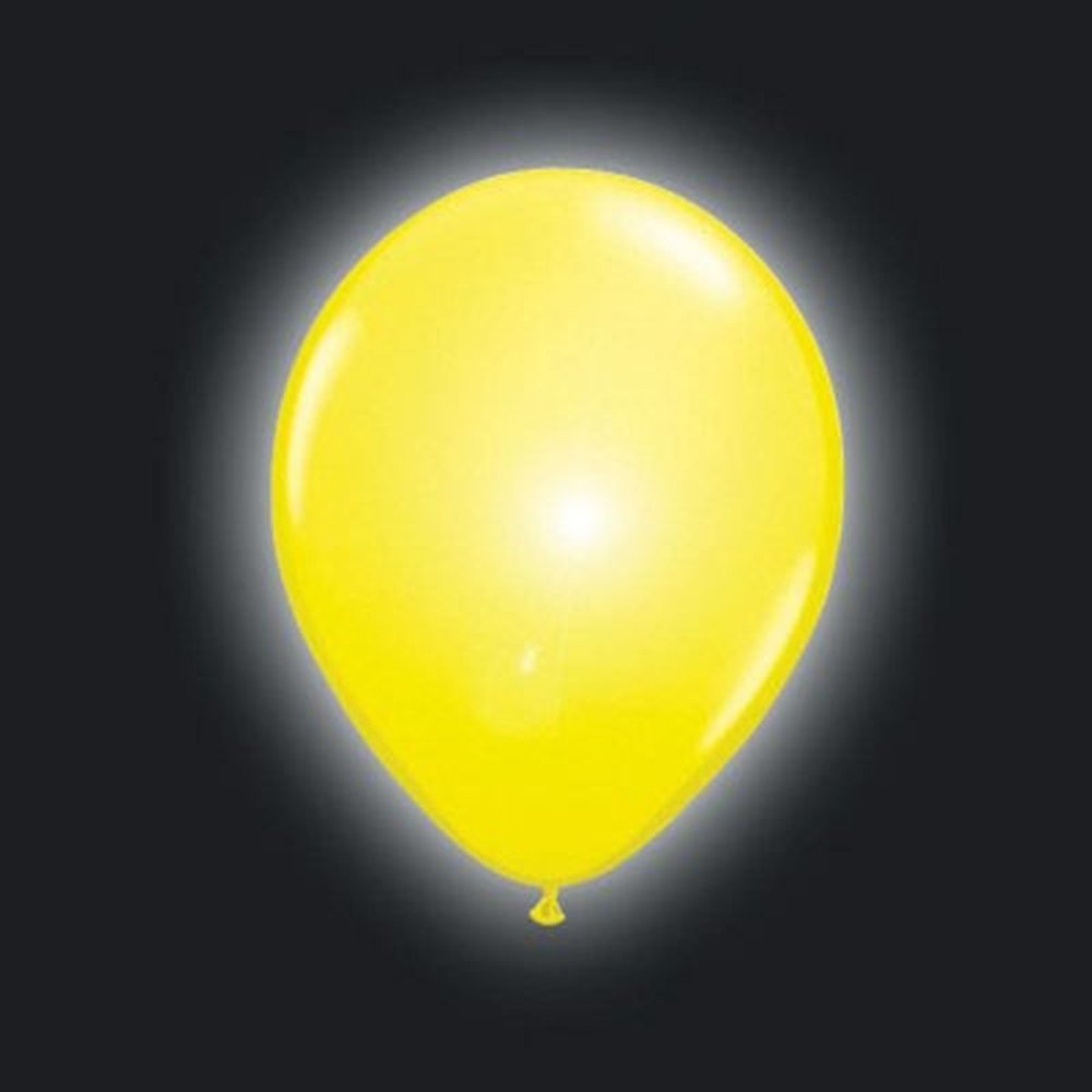 LED balloon yellow 5 pieces LED balloon yellow 5 pieces