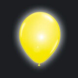 Ballon LED jaune 5 pièces