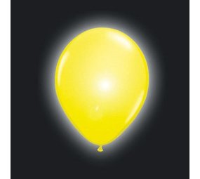 Led ballon geel 5 stuks Led ballon geel 5 stuks