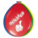 Ballon Geslaagd 8 stuks Ballon Geslaagd 8 stuks