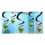 Decoration swirl skull 5 pieces Decoration swirl skull 5 pieces