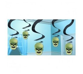 Dekoration Wirbelschädel 5 Stück Dekoration Wirbelschädel 5 Stück