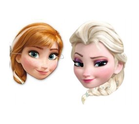 Procos Party Frozen Masques Elsa et Anna | 6 pièces Procos Party Frozen Masques Elsa et Anna | 6 pièces