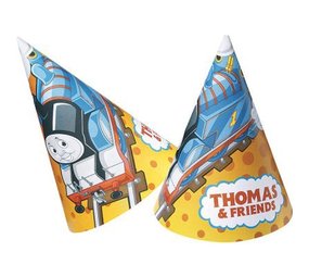 Hoedjes Thomas de Trein Classic oranje 6 stuks Hoedjes Thomas de Trein Classic oranje 6 stuks