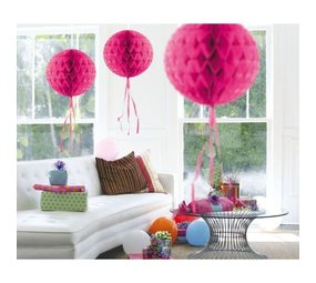 Tuf-Tuf Honeycomb bal magenta 30cm | per stuk Tuf-Tuf Honeycomb bal magenta 30cm | per stuk