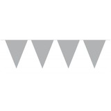 Globos Nordic Flag line mini silver plastic | 3 meters Globos Nordic Flag line mini silver plastic | 3 meters