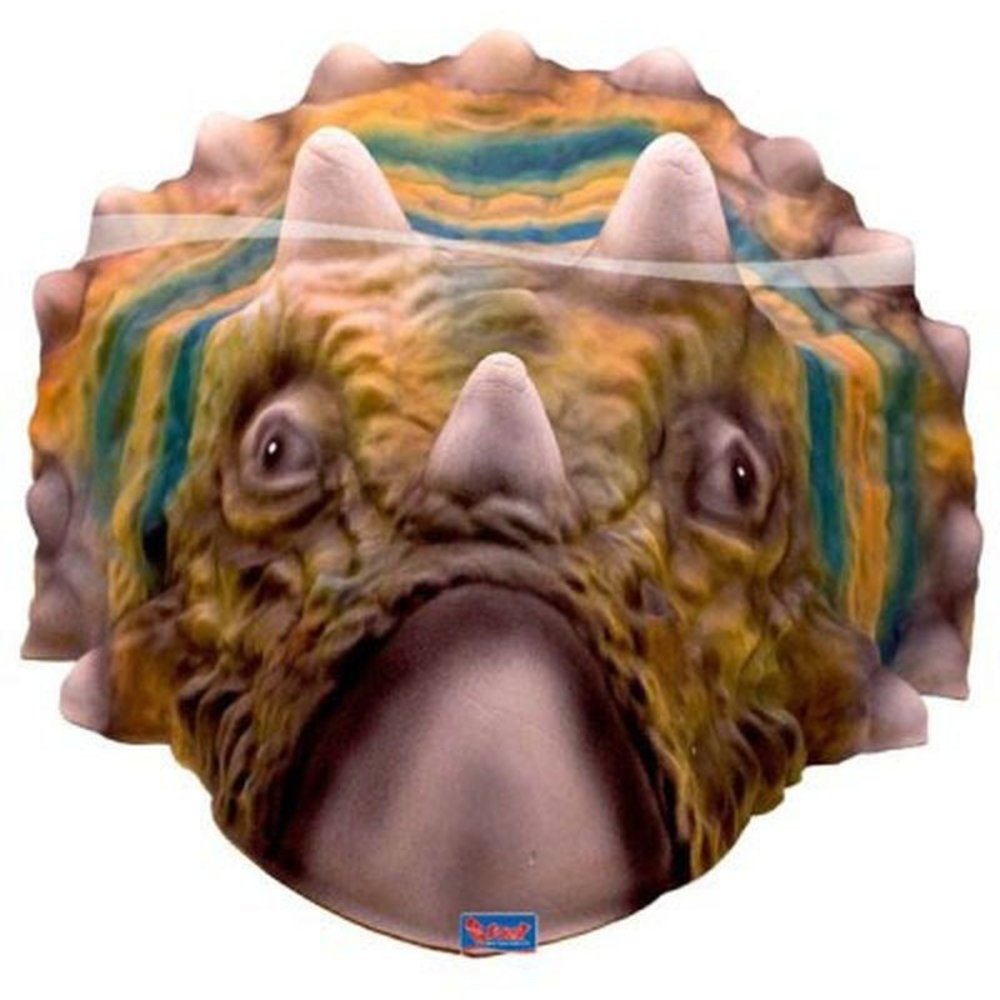 Folat Mask Dinosaurus Foam Green