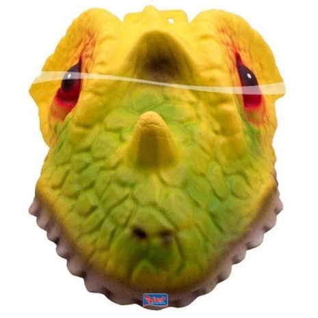 Maske Krokodilschaumgelb