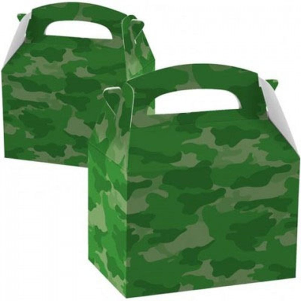 Amscan Boîte de fête de camouflage par pièce