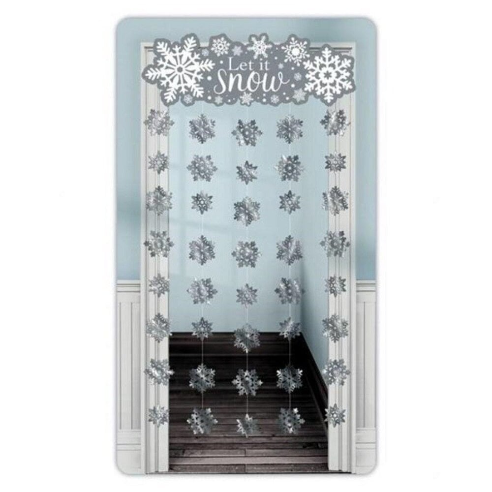 Türvorhang lassen es schnee 195x99cm