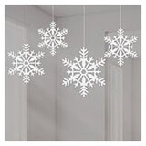 Hang decoration Snowflake 4 pieces Hang decoration Snowflake 4 pieces