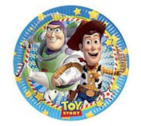 Bord Toy Story met sterren 23cm | 8 stuks Bord Toy Story met sterren 23cm | 8 stuks