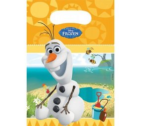 Procos Party Sac de fête olaf plage 6 pièces