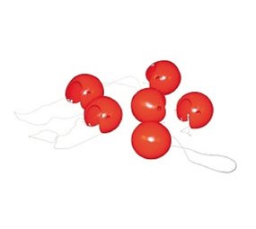 Clown Nose Plastic 6 pieces