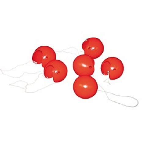 CLOWN Nez en plastique 6 pièces CLOWN Nez en plastique 6 pièces