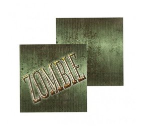 Servet Zombie 33x33cm 12 stuks Servet Zombie 33x33cm 12 stuks