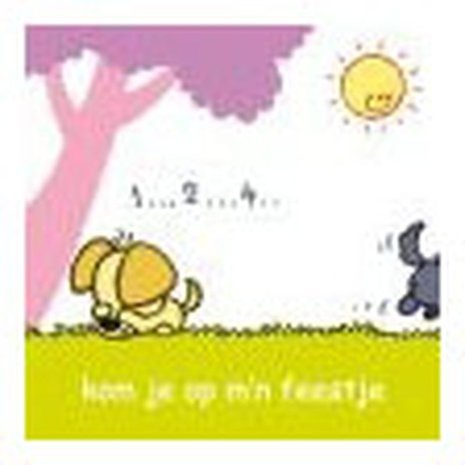 Folat Carte de voeux Woezel et PIP venez-vous à ma fête 1..2..2 | 4 pièces