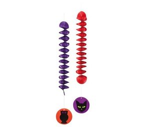 Decoratie spiraal Black animals 2 stuks Decoratie spiraal Black animals 2 stuks