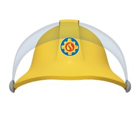 Hoedjes Sam de brandweerman plat 8 stuks Hoedjes Sam de brandweerman plat 8 stuks