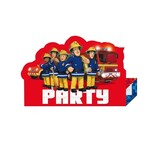Amscan Invitation Sam the Fireman 8 pieces