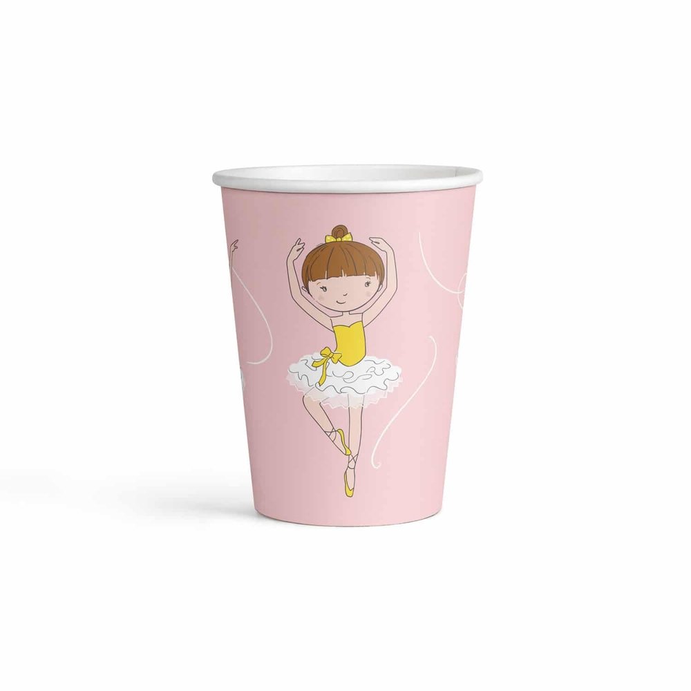 Amscan Cup Ballerina Little Dancer | 8 Stücke