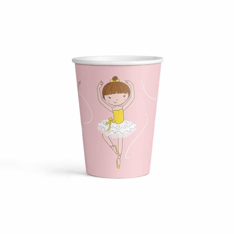 Amscan Coupe Ballerina Petite danseuse | 8 pièces